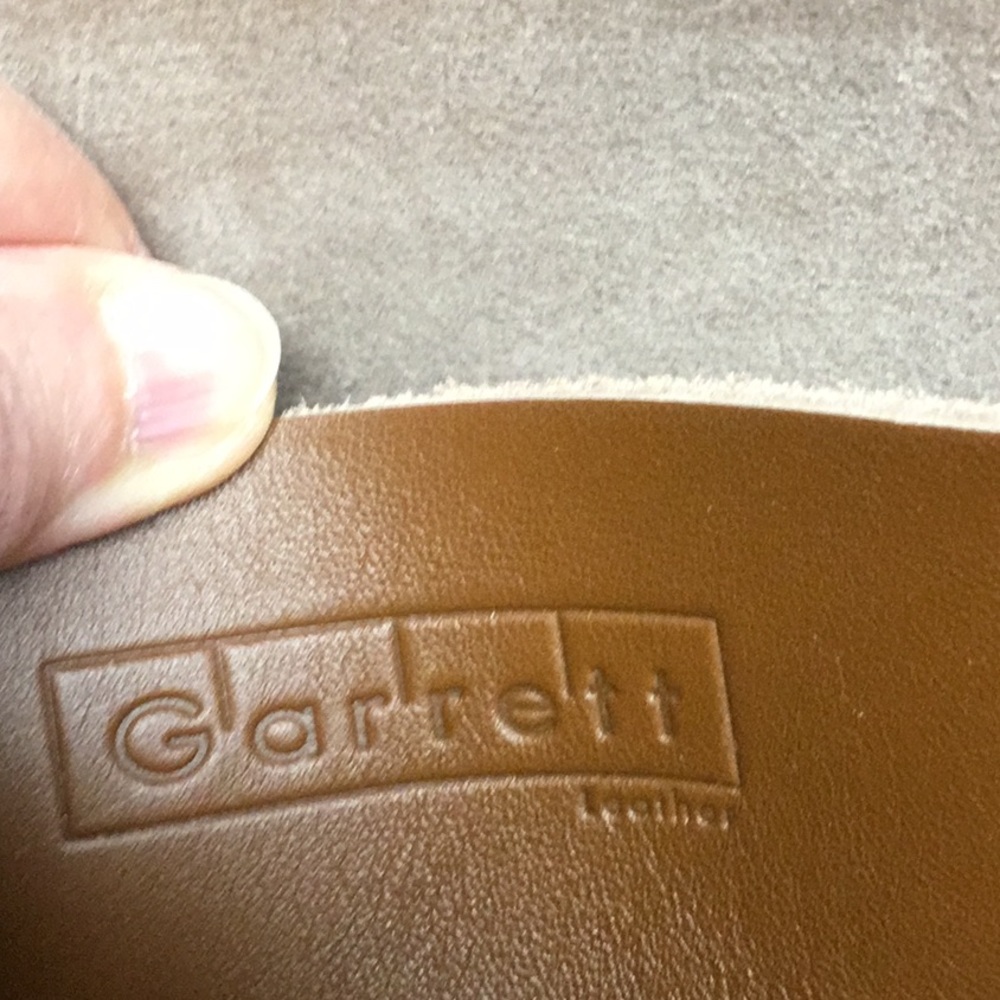 Raw leather structured tote bag - Picture 7 of 7